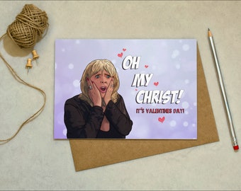 Gavin and Stacey - Pam Oh My Christ - Valentines Card