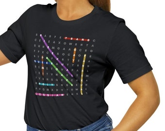 LGBTQ+ Crossword puzzle shirt  | Queer Shirt, Queer shirt, Queer Magic, LGBTQ Pride