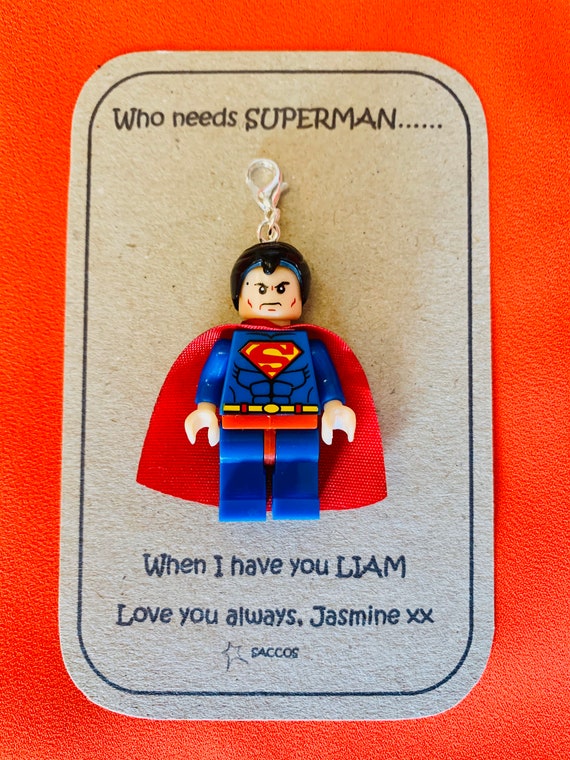 lego superman keyring