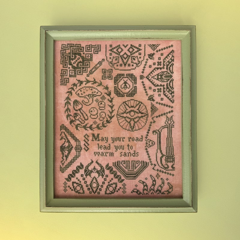 Monochromatic Cross Stitch Pattern Etsy monochromatic-cross-stitch-pattern-etsy