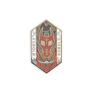 Kobold - Character Builder Series - Hard enamel pin
