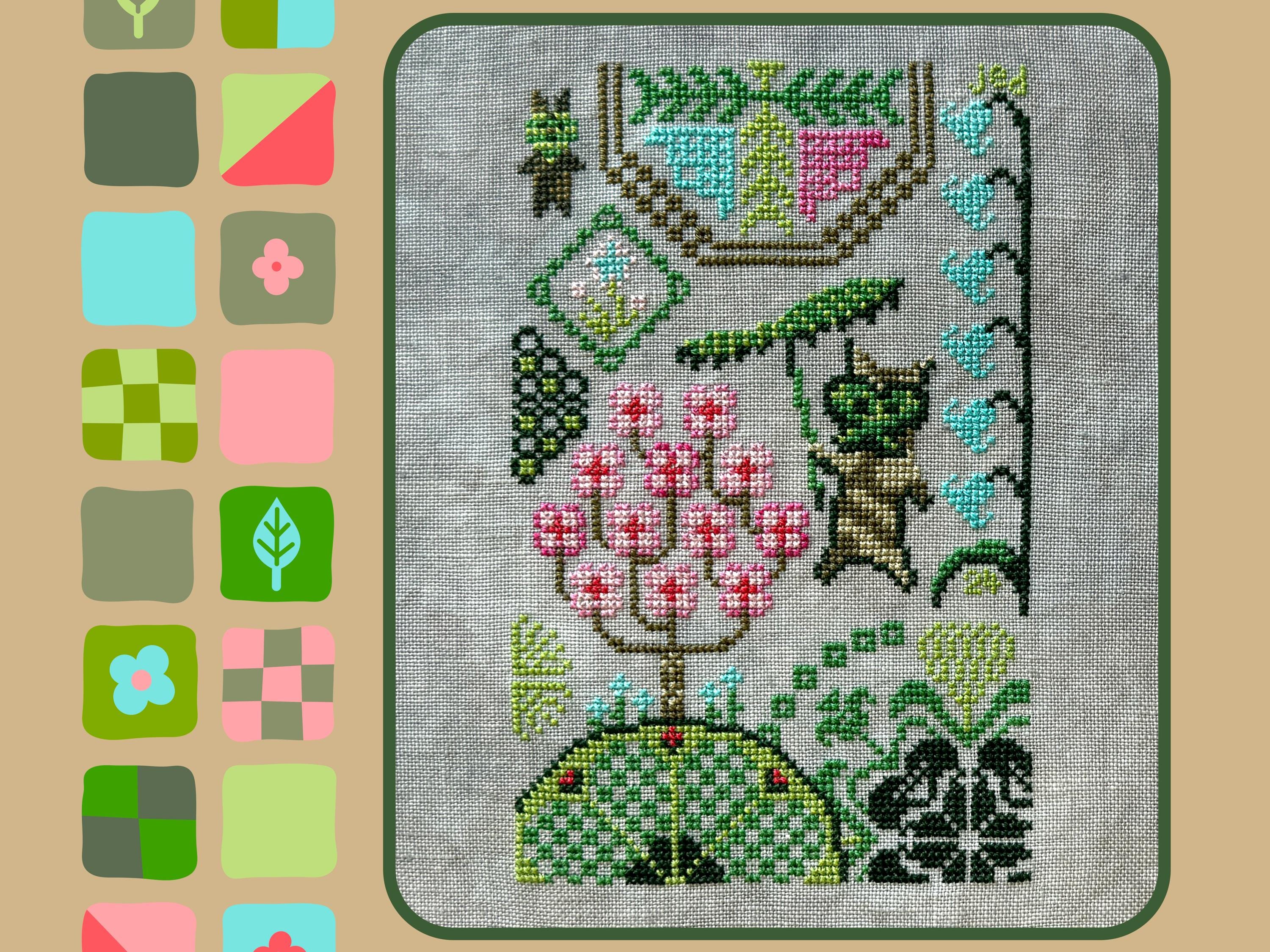 Spring Seeds Counted Cross Stitch Pattern - DIGITAL - Etsy Canada