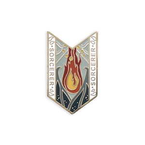Sorcerer (draconic variant) - Character Builder Series - Hard enamel pin