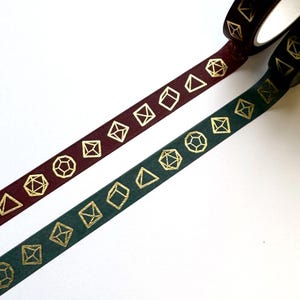 Metallic Polyedrische Würfel Washi Tape *2er Set*