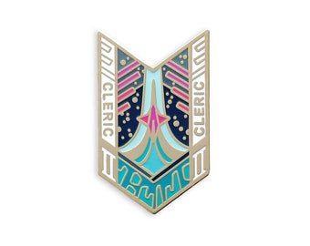 Clérigo (Astral) - Serie Creador de Personajes - Pin de esmalte duro