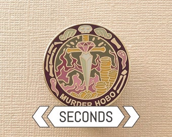 SECONDS Murder Hobo - Hard enamel pin