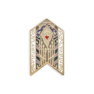Alinhamento Leal e Maligno - Série Construtor de Personagens - Pin de esmalte rígido