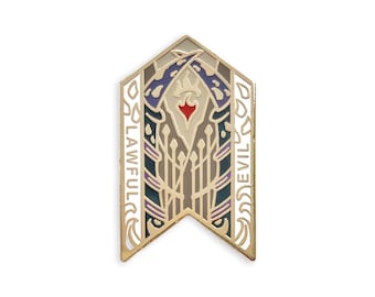 Lawful Evil Alignment - Character Builder Series - Hard enamel pin