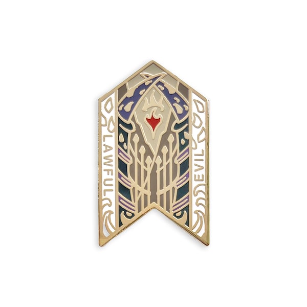 Lawful Evil Alignment - Character Builder Series - Hard enamel pin