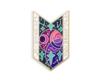 Druid (Astral) - Character Builder Series - Hard enamel pin