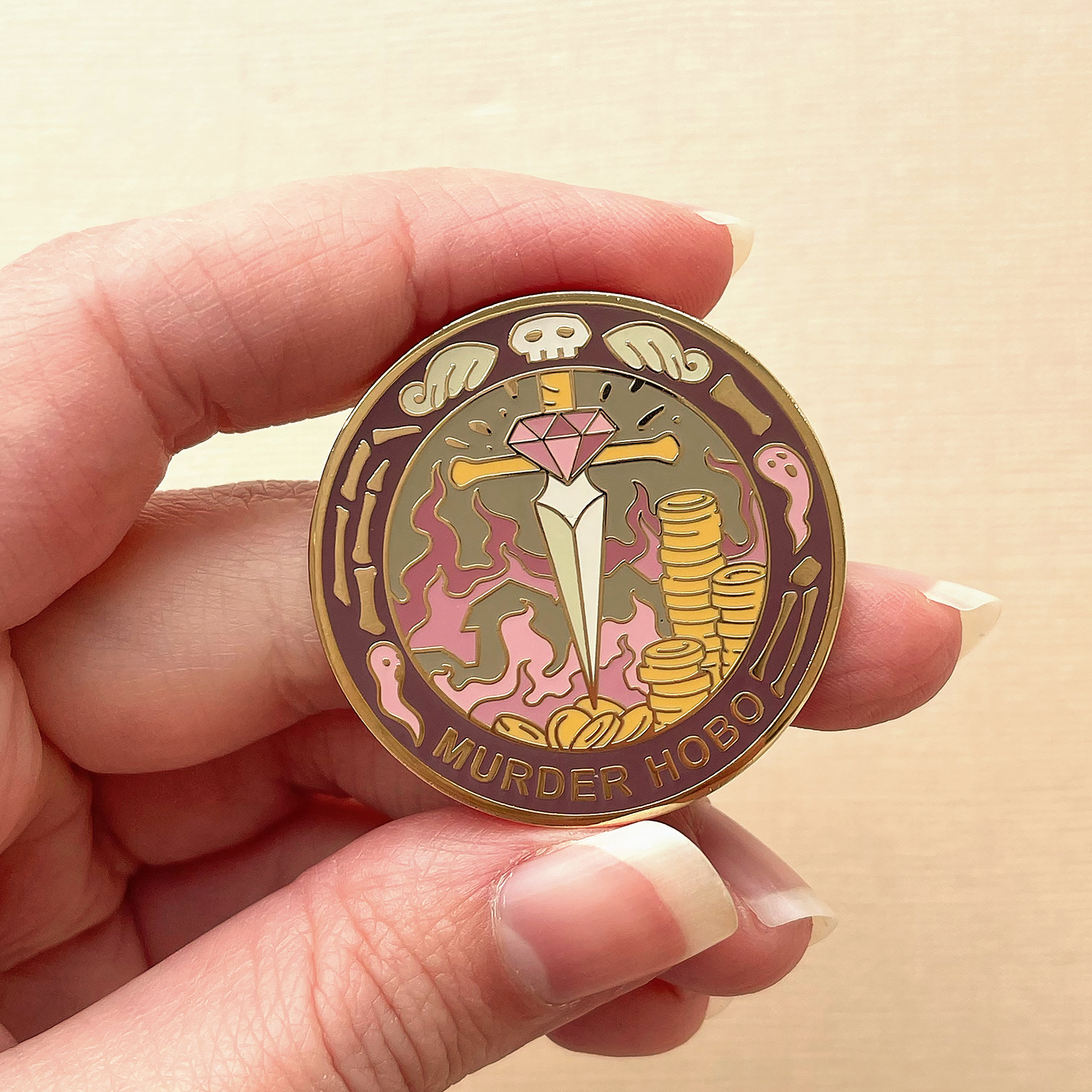 Murder Hobo/Town Hero Challenge coin D2