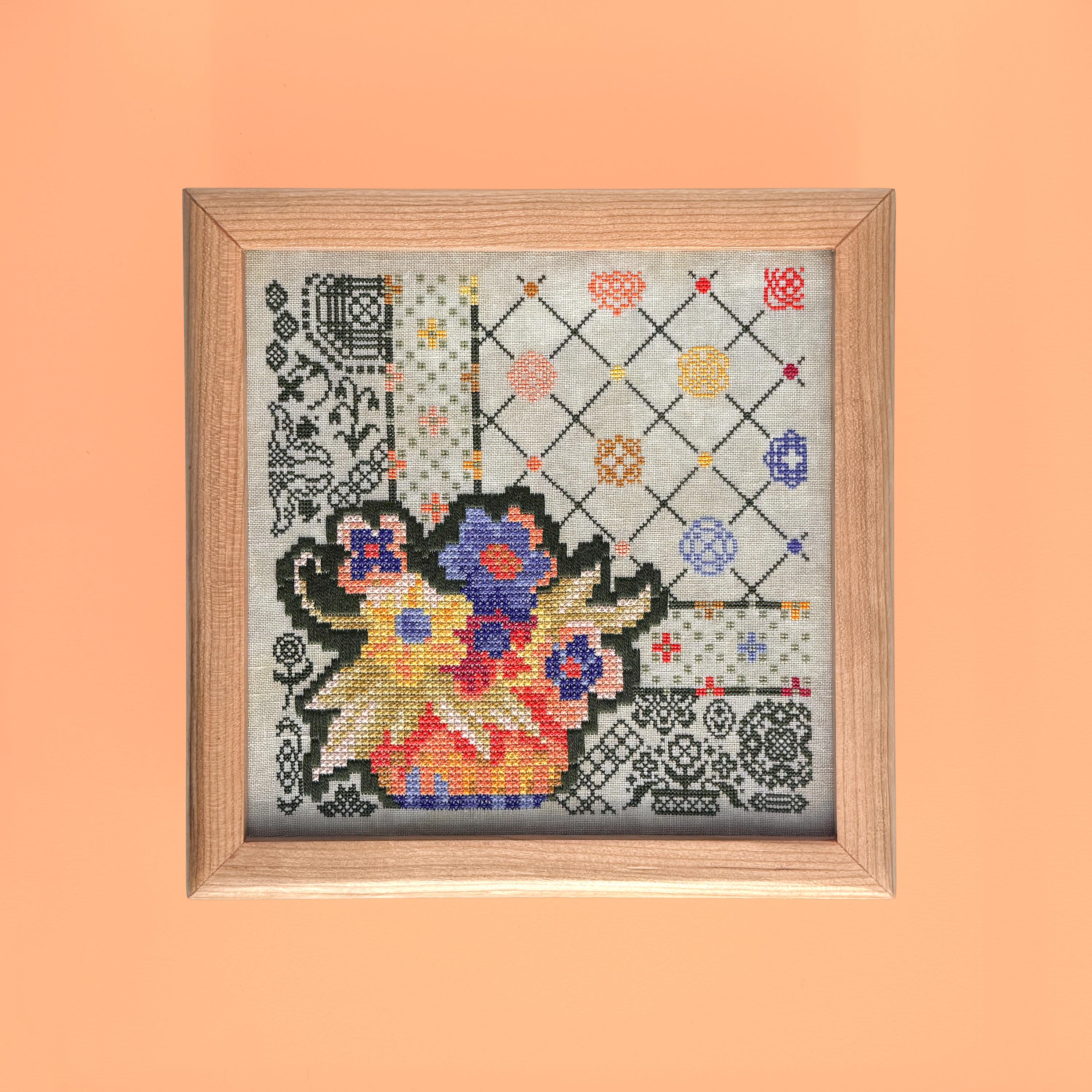 Smyrna cross stitch - Etsy 日本