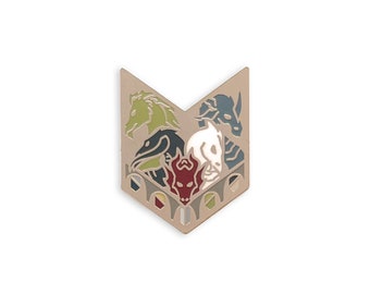 Campaign: Dragon Queen - Character Builder Series - Hard enamel pin