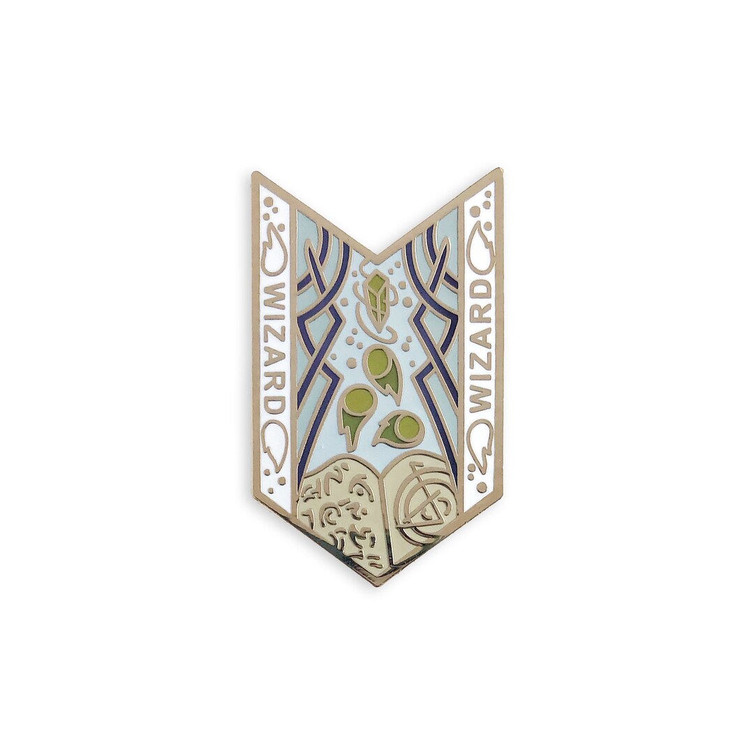Wizard - Character Builder Series - Hard Enamel Pin - Etsy