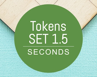 Tokens in Gold, SECONDS Grade, Set 1.5 (Pathfinder 2e)