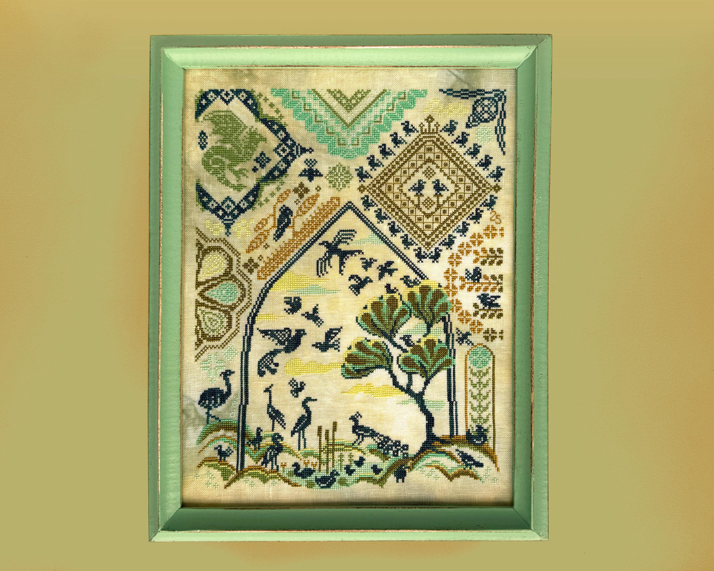 Aviary Counted Cross Stitch Pattern - DIGITAL