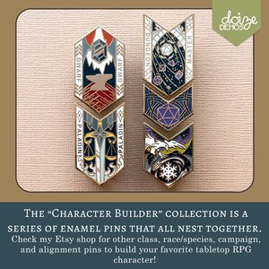 Rpg Class Pin Collection Sorcerer (astral) - Character Builder Series - Hard Enamel Pin - Etsy