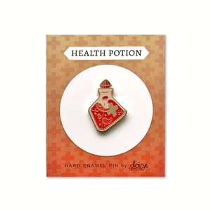 Health Potion - Hard enamel pin