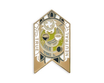 True Neutral Alignment - Character Builder Series - Hard enamel pin