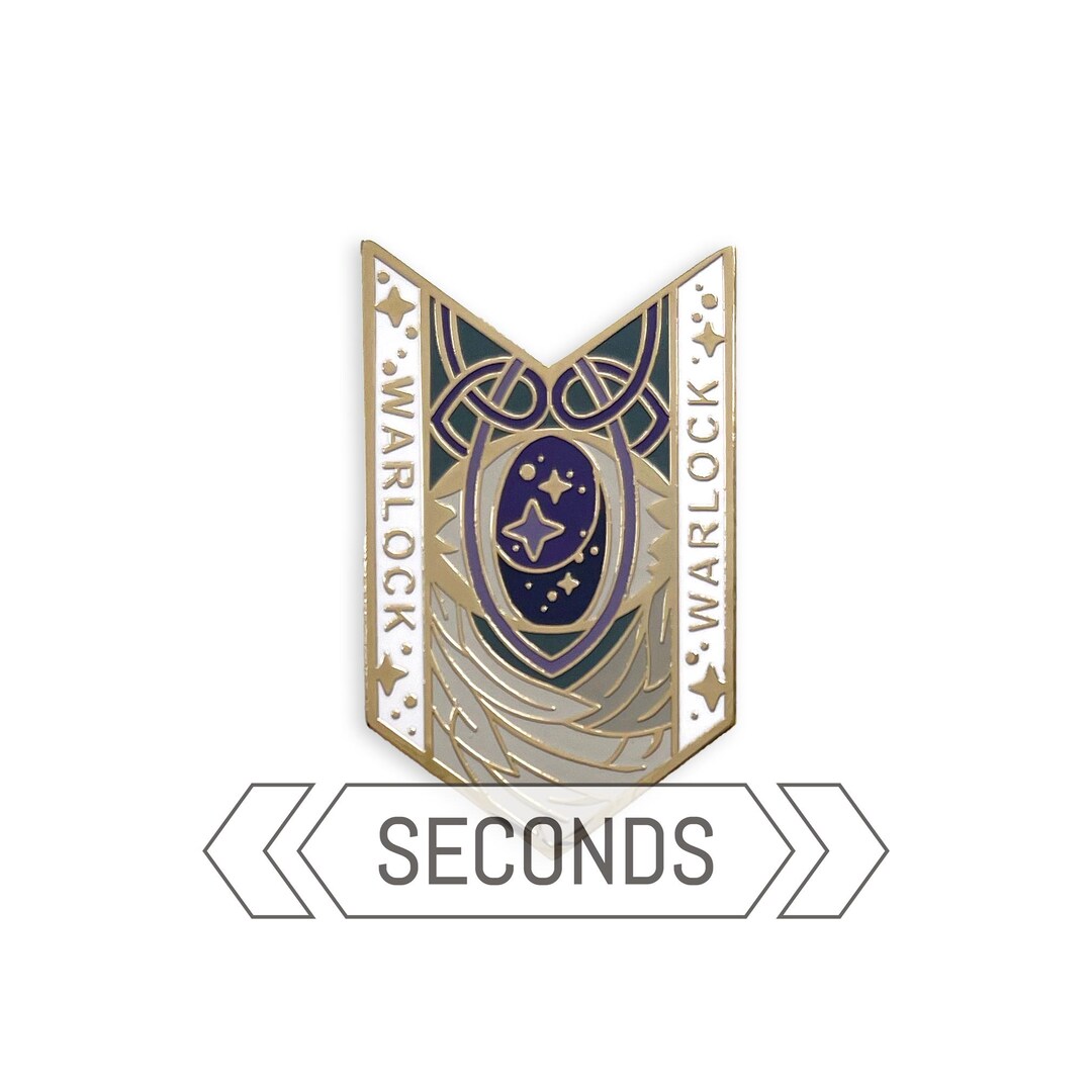 ウォーロック（天界バリアント-SECONDS） - キャラクタービルダーシリーズ - ハードエナメルピン - Etsy 日本