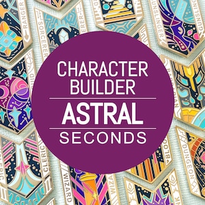 SECONDS Character Builder: Astral Pins