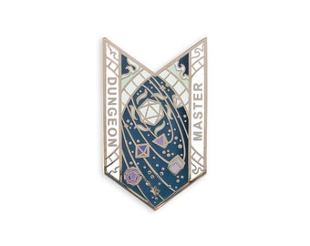 Dungeon Master - Character Builder Series - Hard enamel pin