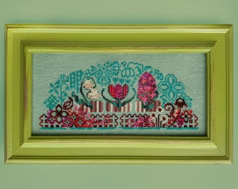 Flower Farm Counted Cross Stitch Pattern - DIGITAL