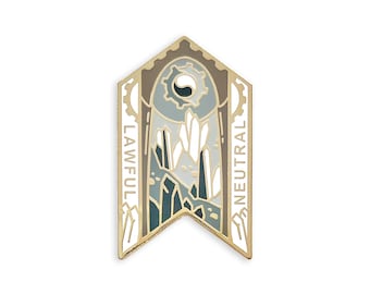 Lawful Neutral Alignment - Character Builder Series - Hard enamel pin