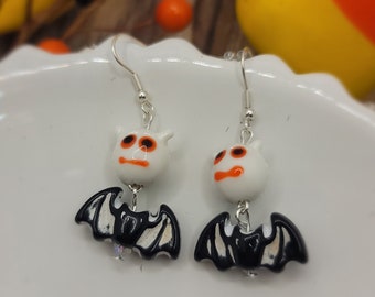 Ghost Bat Earrings