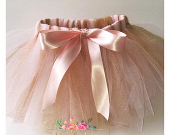 gold infant tutu