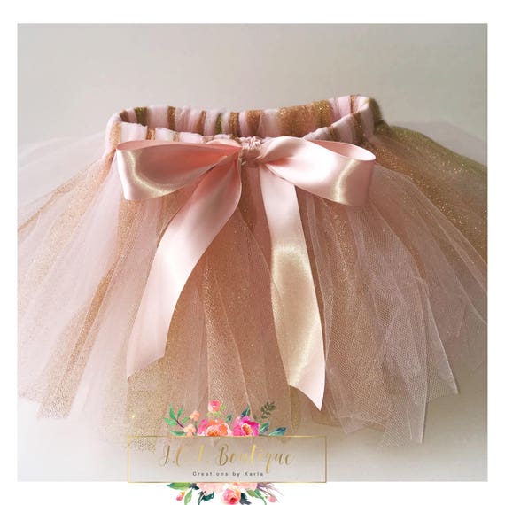 rose gold tutu skirt