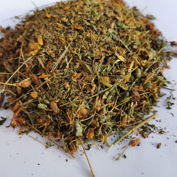 St. John's Wort Herb, European St. Johns Wort 1 or 2 oz (Hypericum perforatum)  | Organic | Natural | Herbalist| Dried Herbs | Natural Herbs