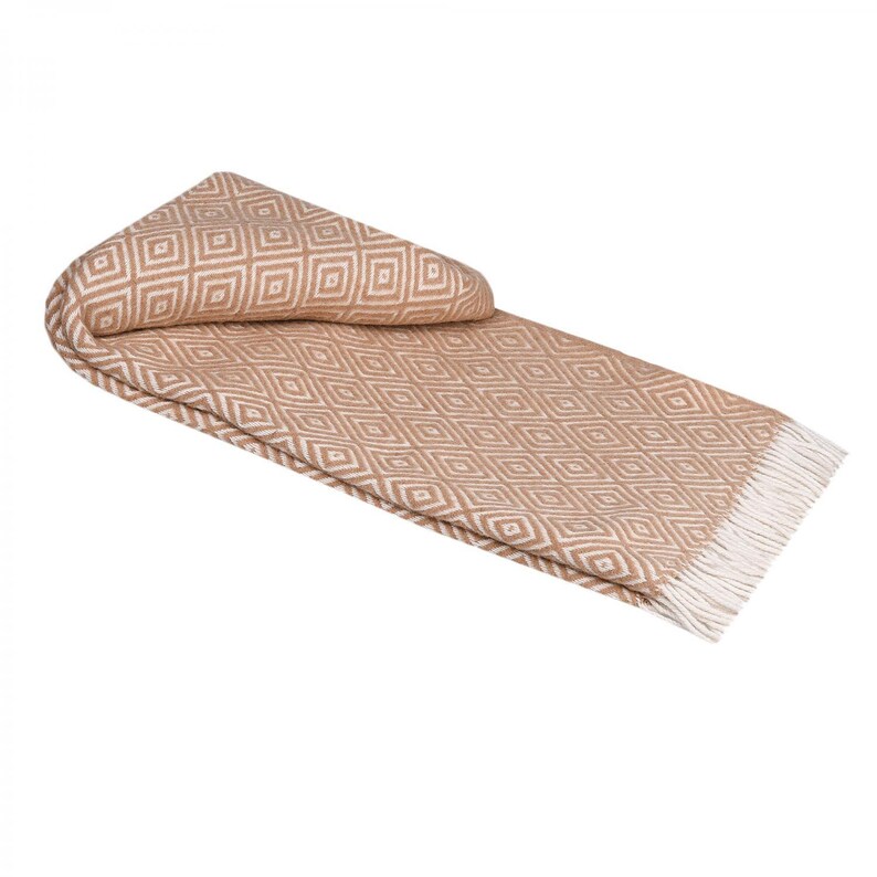 Wool Blanket/ Queen Size Bed Throw Hand Woven Plaid Bed Etsy