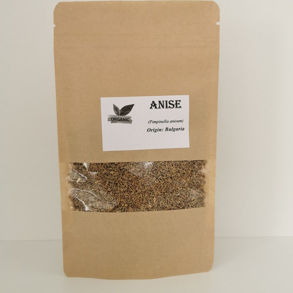 Organic Anise Seed | Anise | Anise Seeds | Pimpinella anisum | Whole Seeds |