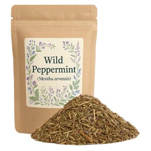 Wild Peppermint Herb | Peppermint Wildcrafted | Wildcrafted Mint Premium Grade | Herbal