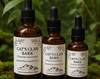 Glicerita de uña de gato / Extracto de corteza de uña de gato sin alcohol / Tintura / Extracto líquido de uña de gato / Infusión de hierbas