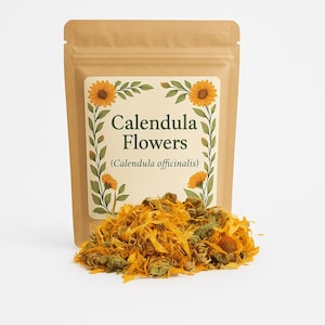 Calendula Flowers | Calendula  Officinalis | Whole Flowers Premium Grade | Herbal