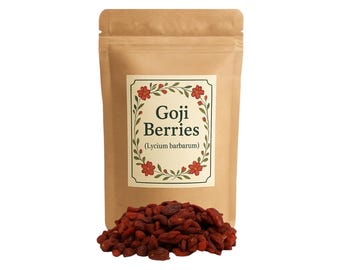 Baya de Goji/Entera/Lycium barbarum Grado Premium/Hierbas