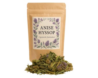Anise Hyssop | Anise Hyssop Herbal Tea - Herb - Licorice Mint - Agastache foeniculum Premium Grade | Herbal