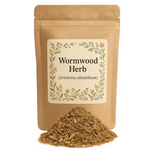 Wormwood | Wildcrafted Organic | Artemisia absinthium | Tea | Herb | Premium Grade | Herbal