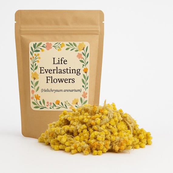 Ancient Herbals Aravot Ani - 100% Natural Wild Crafted Loose Leaf Herbal Tea In A Cotton Bag 50 G