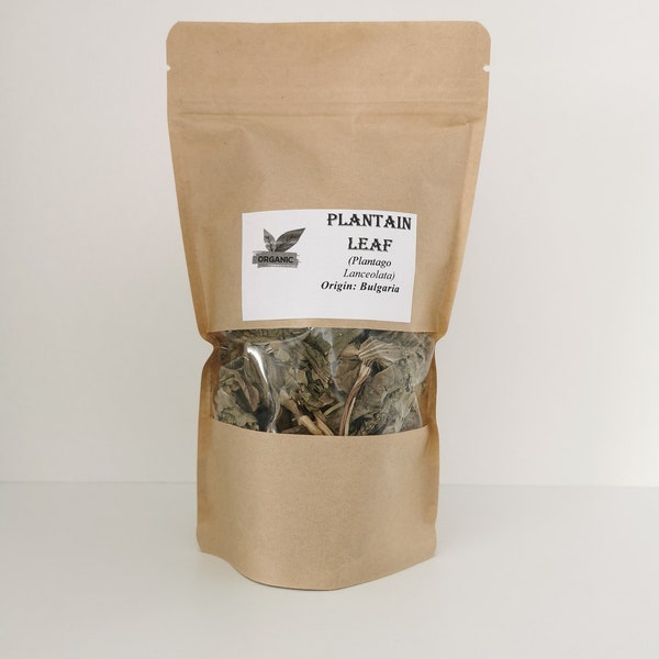 Organic Plantain Leaf | Plantain | Plantago major | Plantain Tea | Plantain Leaves | Plantain Dried Cut Leaves |