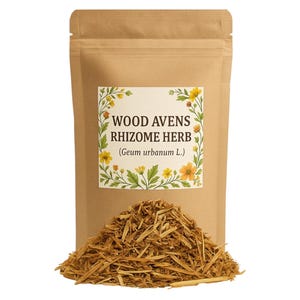 Wood Avens Rhizome | Geum Urbanum L. - Gei Urbani Rhizoma | Avens Oat Straw Herb Premium Grade | Herbal