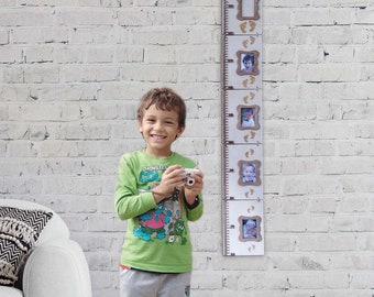 Photos Growth Chart  / Growth Chart / Wooden Height Ruler, Growth Chart Ruler, Rustic Ruler, Kids Height Ruler, Wall Decor, Height Chart