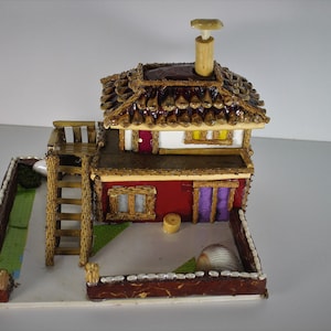 Nachtlicht, Feenhaus - Wren Cottage, Beleuchtung, Teelichthalter, Feenmöbel, Feengarten