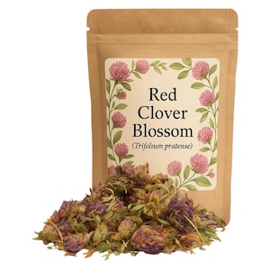 Red Clover Blossom | Wildcrafted Organic | Red Clover Tea | Trifolium Pratense Premium Grade | Herbal
