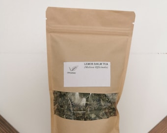 Organic Lemon Balm Leaf |  Organic Lemon Balm TEa | Origin Bulgaria Dried Herbs | 1 oz Lemon Balm | Herbalism | Aromatherapy | Herbal Teas |