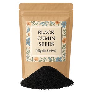 Whole  Black Cumin Seeds | Black Cumin Seeds | NIGELLA SATIVA | Nigella | Black Seeds - Kalonji Semilla de Comino Negro Herbs