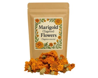 Tagetes Flowers | Tagetes Erecta | Marigold Premium Grade | Herbal