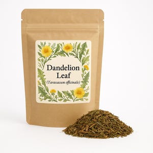 Dandelion Leaf Tea  | Taraxacum officinale | Wildcrafted Organic Premium Grade | Herbal